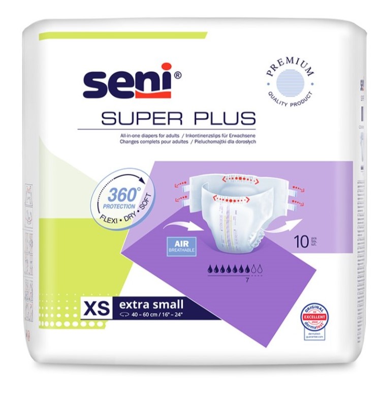 Підгузки для дорослих Super Seni Plus EXTRA SMALL 10 шт.